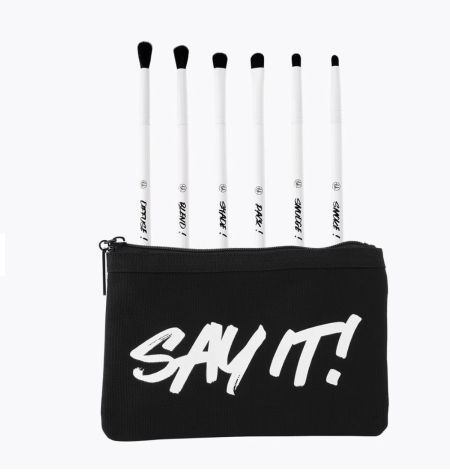 BH SAY IT! - 6 Piece Eye Brush Set with Bag